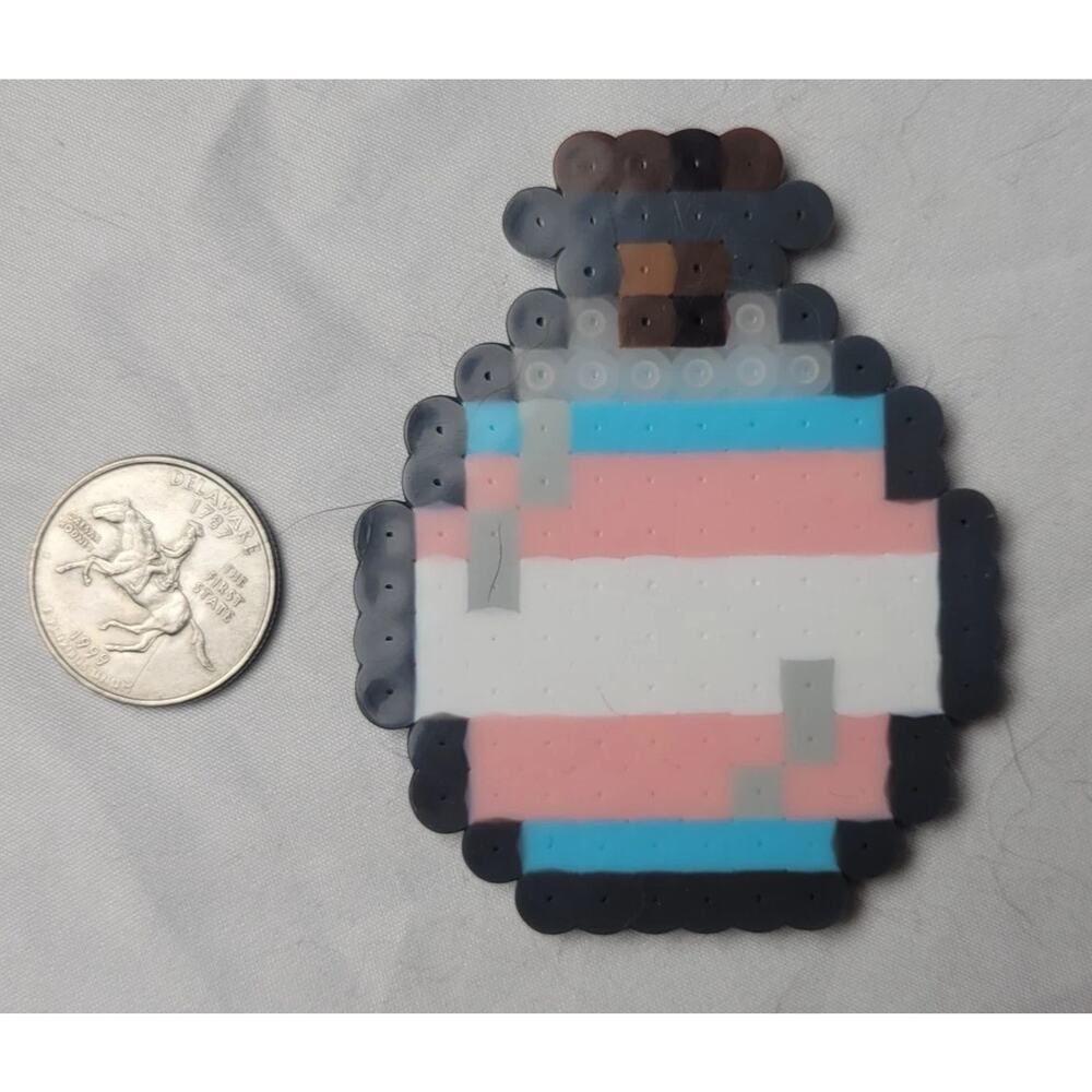 Transgender LGBT Potion Perler Pixel Art